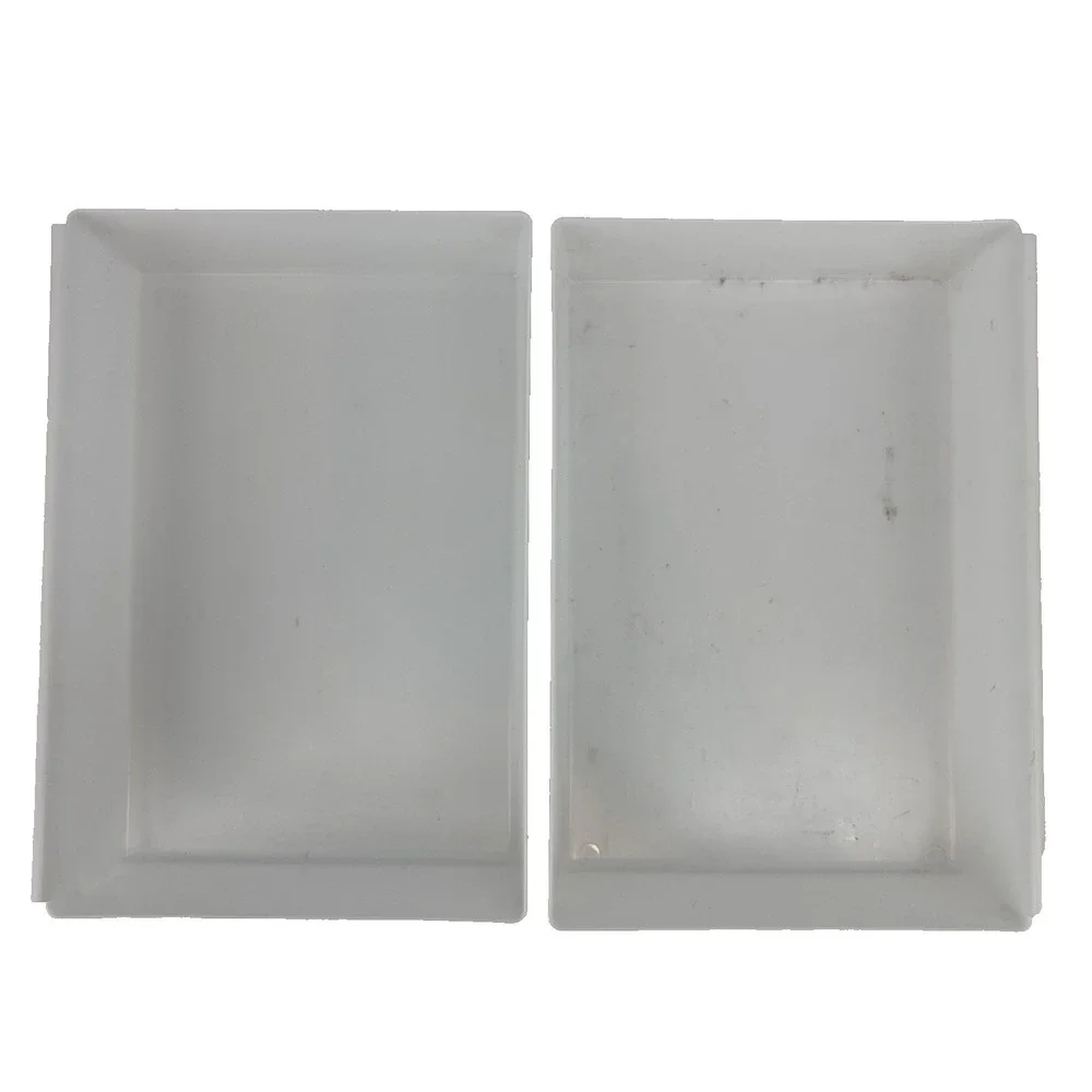 Vintage Rubbermaid White Interlocking Drawer Storage Organizer 9x6x2 JBI 2916